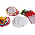 Bonjee newest double workplace disposable birthday paper plates processing machine